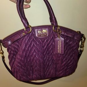 Coach bag purple 70th anniversary